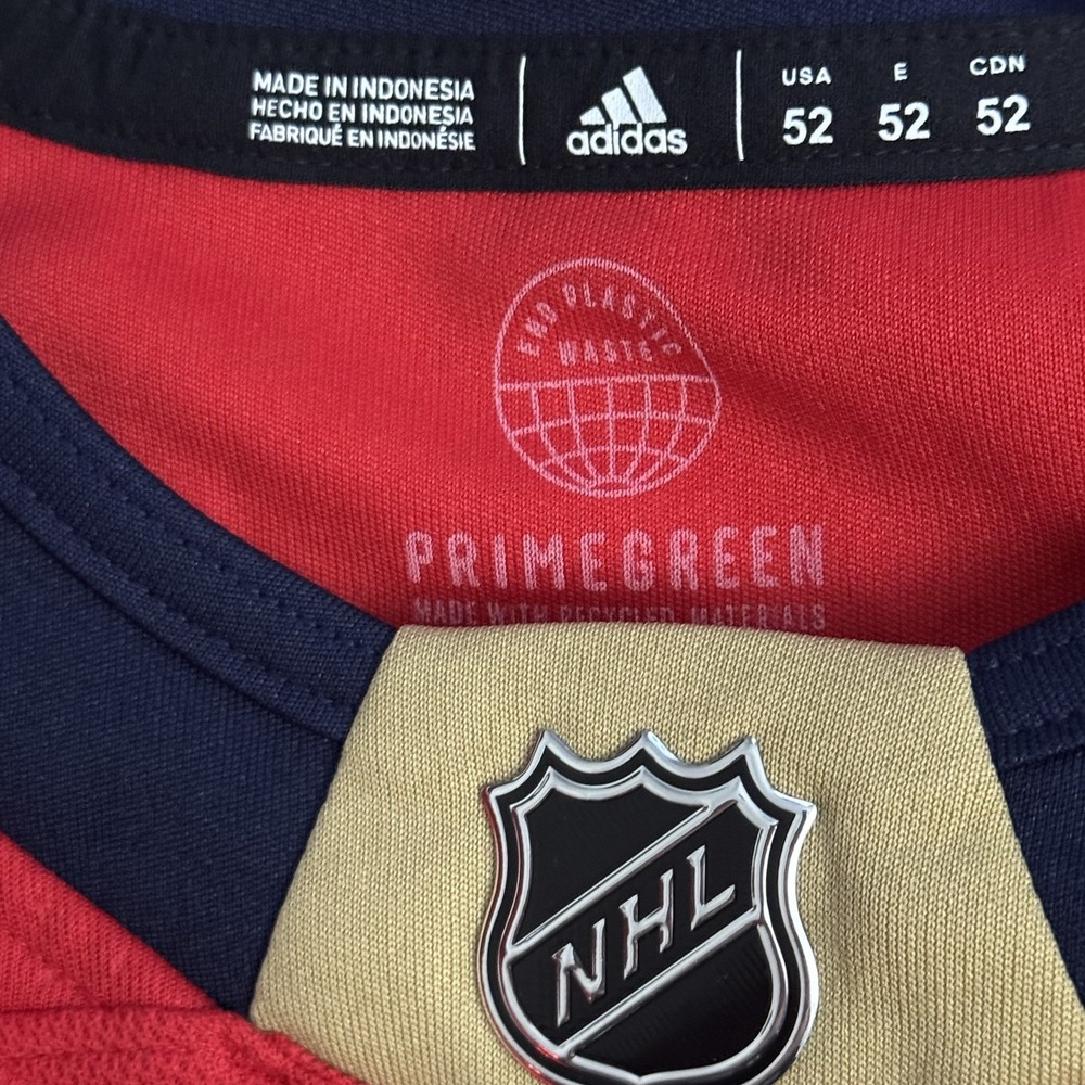 Adidas NHL Florida Panthers Huberdeau Authentic Hockey Jersey Size 52 $230 - Picture 9 of 9